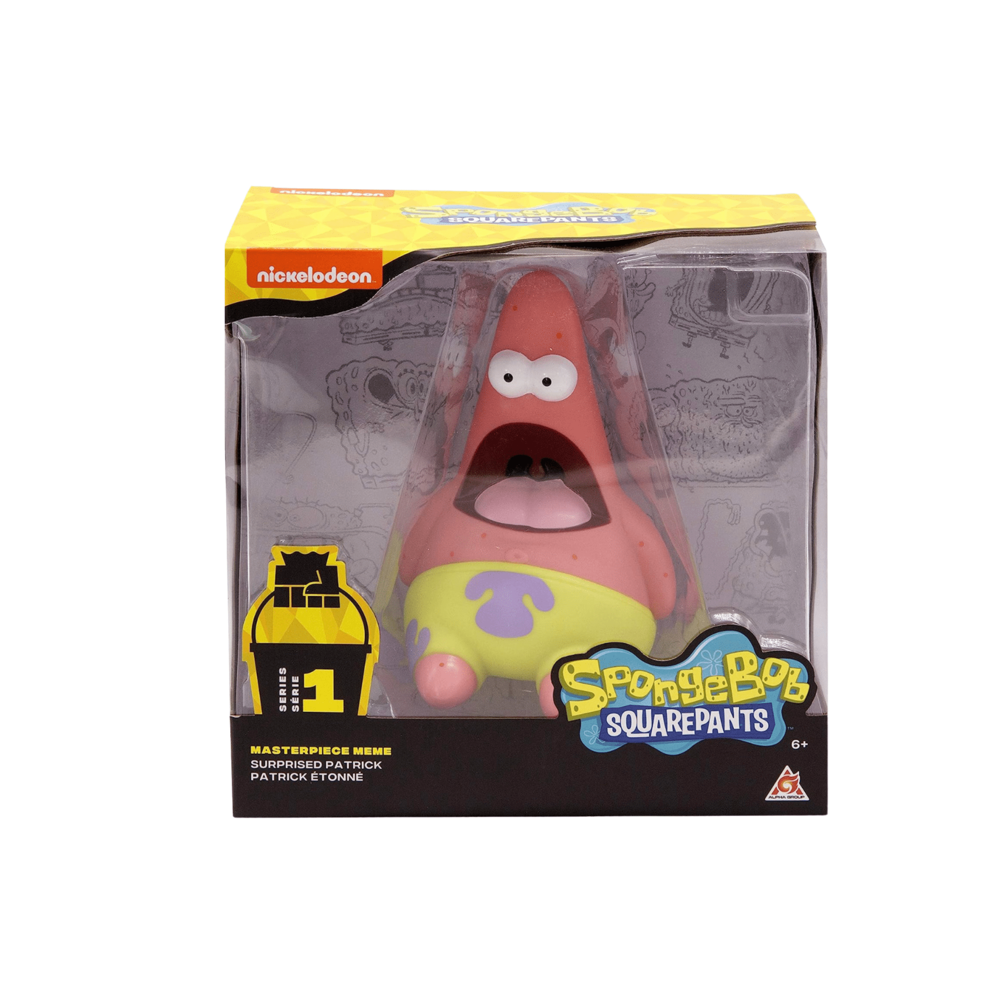 Alpha Group Spongebob Squarepants, Masterpiece Memes Surprised Patrick - LOW&BEHOLD