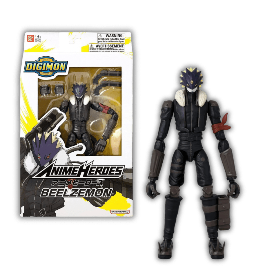 Bandai : Anime Heroes - Digimon - Japanese Anime Beelzemon 6.5" Action Figure - LOW&BEHOLD