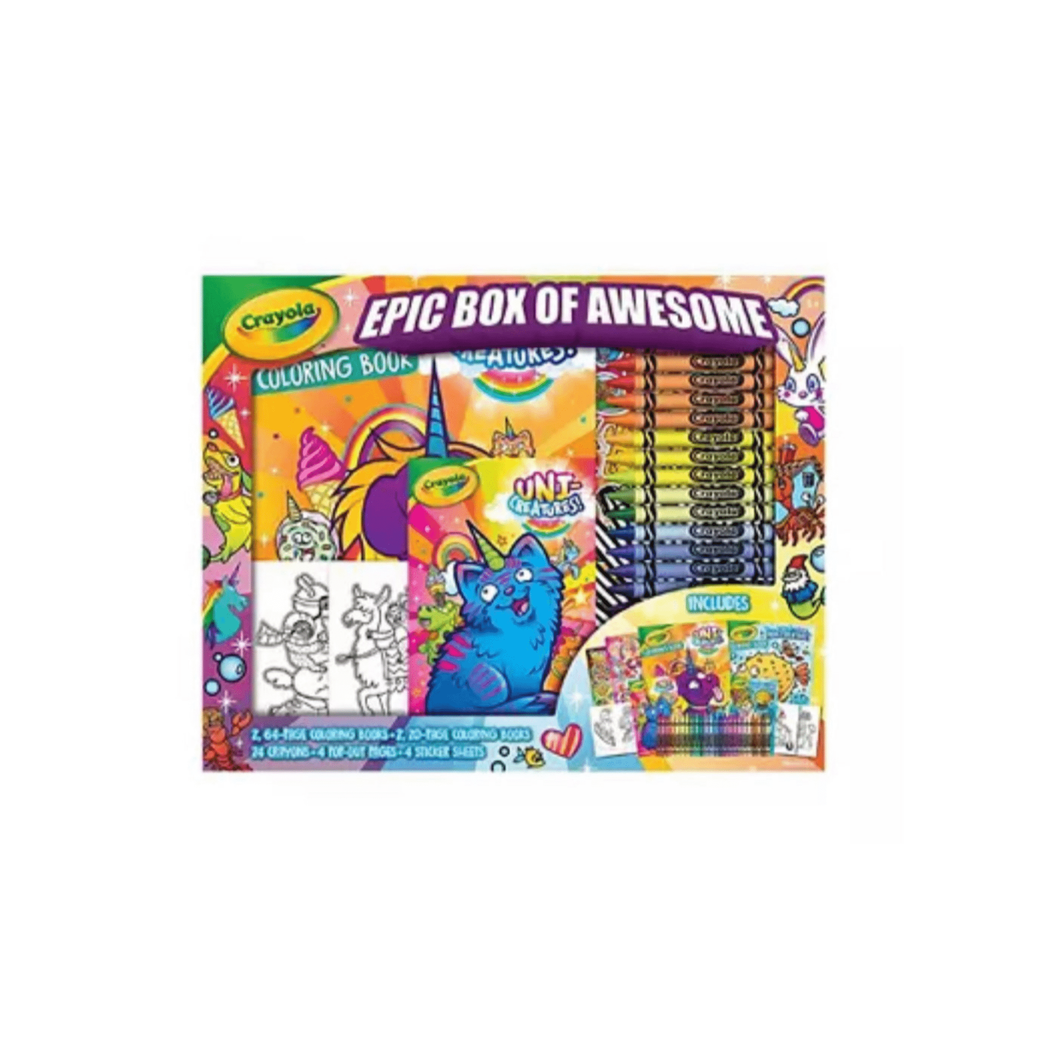 Crayola Epic Box Of Awesome Coloring Set - LOW&BEHOLD