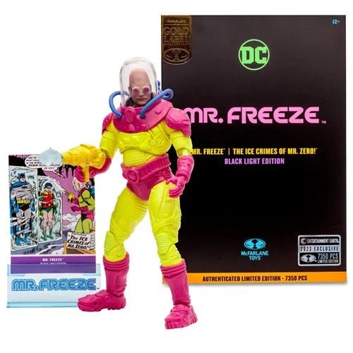 DC Multiverse Mr. Freeze Black Light Gold Label 7-Inch Scale Action Figure - Pre Order - LOW&BEHOLD