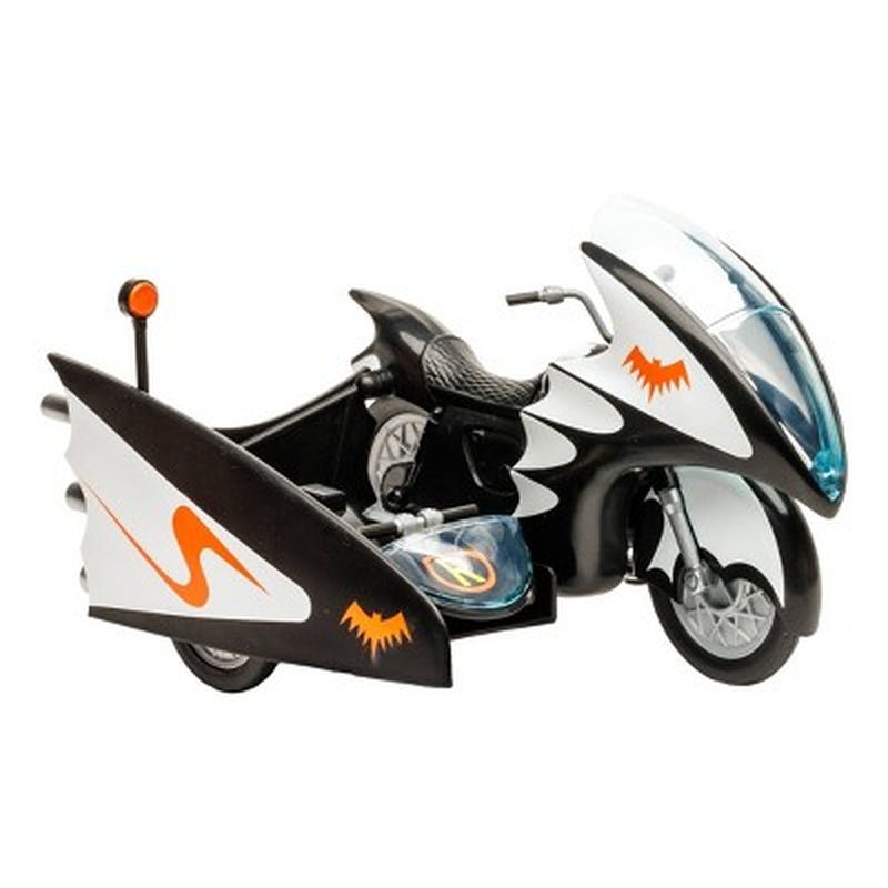 DC Retro Batman 66 Batcycle with Sidecar Vehicle Accessory - LOW&BEHOLD
