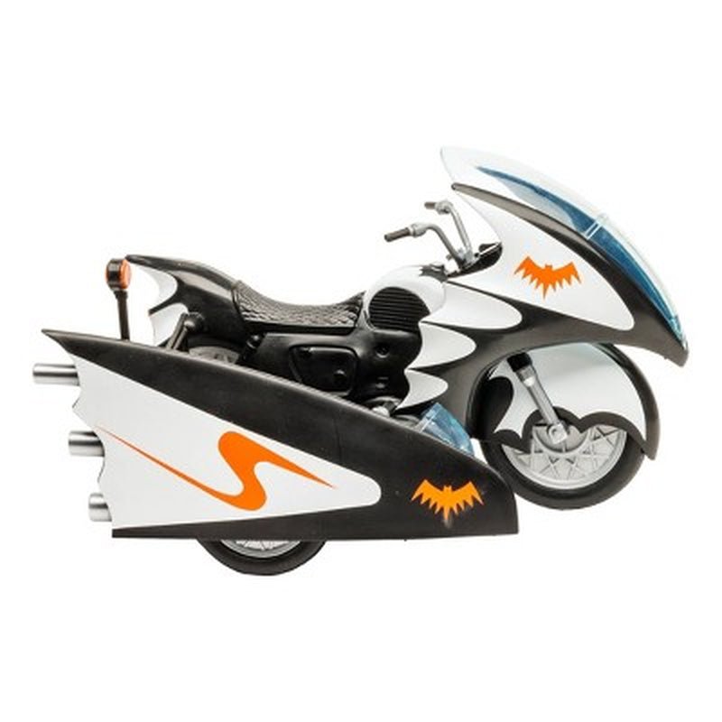 DC Retro Batman 66 Batcycle with Sidecar Vehicle Accessory - LOW&BEHOLD