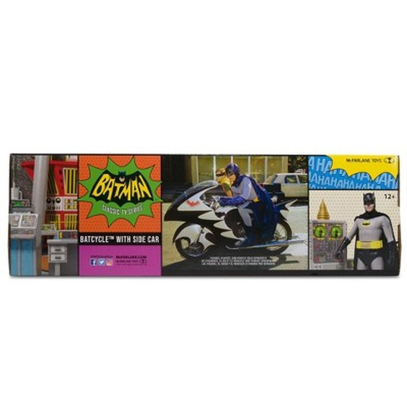DC Retro Batman 66 Batcycle with Sidecar Vehicle Accessory - LOW&BEHOLD