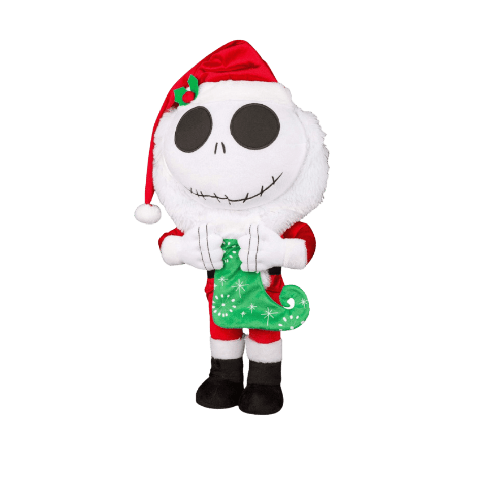 Disney’s 19” The Nightmare Before Christmas Santa Jack with Christmas Stocking Greeter - LOW&BEHOLD