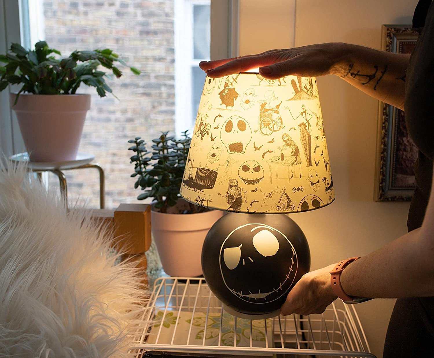 Disney’s The Nightmare Before Christmas Jack Skellington Table Lamp LED Light - LOW&BEHOLD