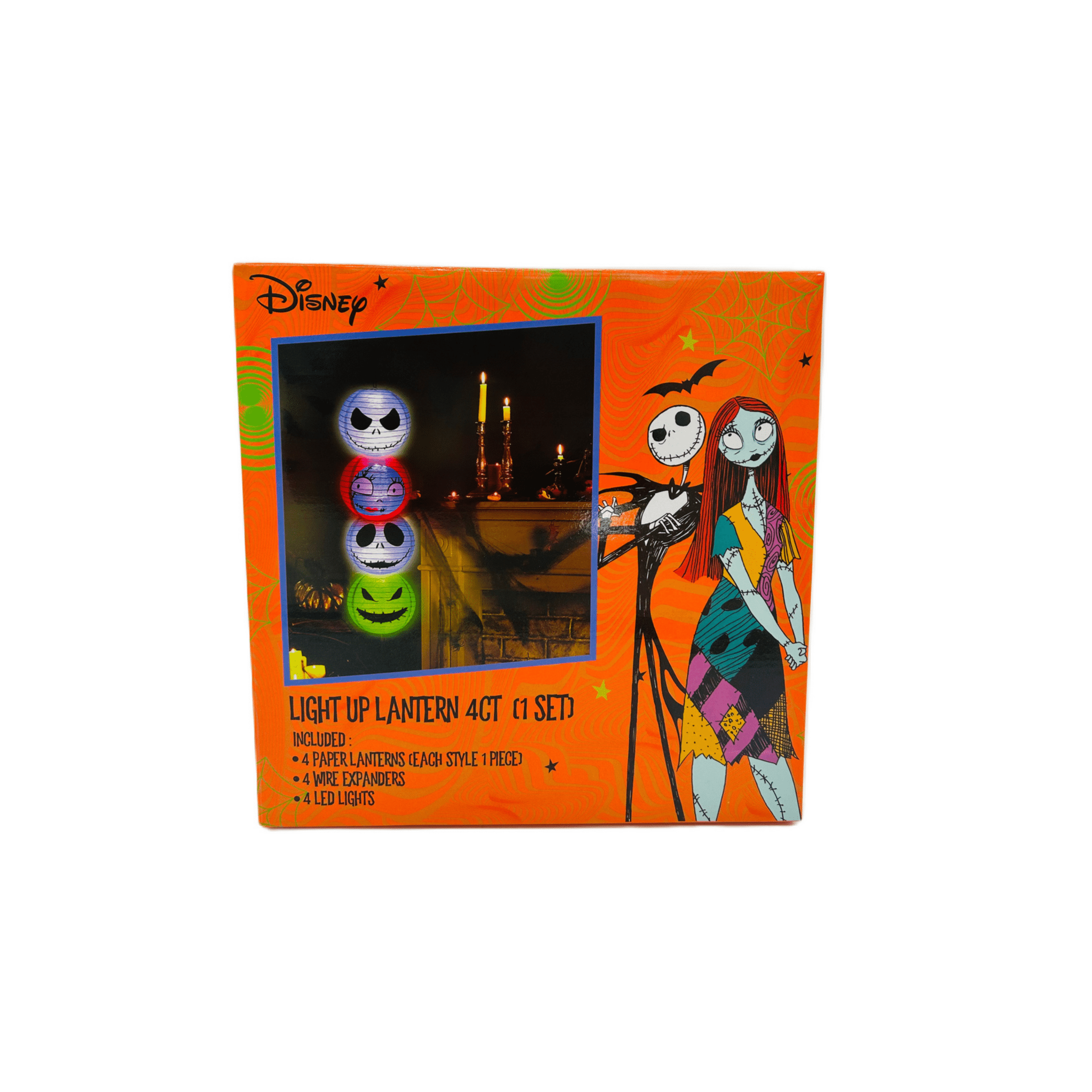 Disney’s The Nightmare Before Christmas Light Up Lantern 4CT Set - LOW&BEHOLD