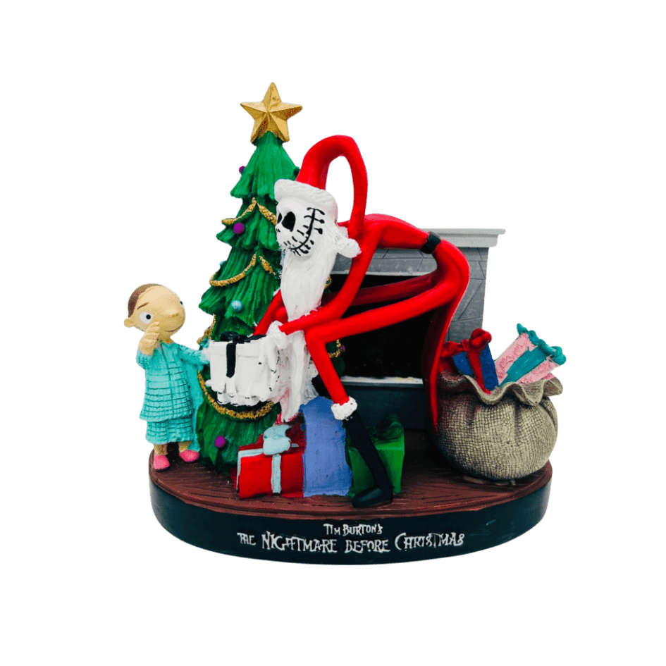 Disney’s The Nightmare Before Christmas Santa Jack Skellington Scene That Lights Up - LOW&BEHOLD