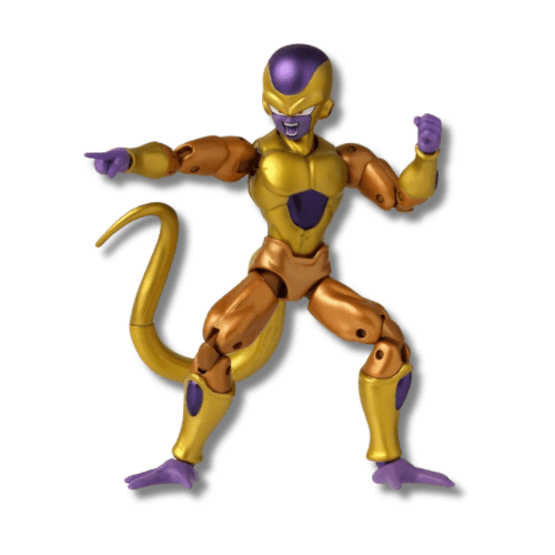 Dragon Ball Super Golden Frieza vs Super Saiyan Blue Goku Action Figures - LOW&BEHOLD