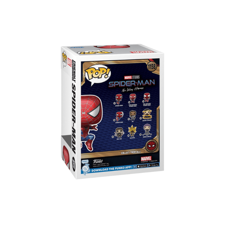 Funko Marvel Metallic Spider-Man: No Way Home Pop! Friendly Neighborhood Spider-Man #1158 Hot Topic Exclusive - LOW&BEHOLD