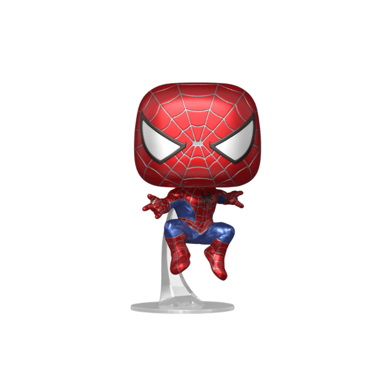 Funko Marvel Metallic Spider-Man: No Way Home Pop! Friendly Neighborhood Spider-Man #1158 Hot Topic Exclusive - LOW&BEHOLD