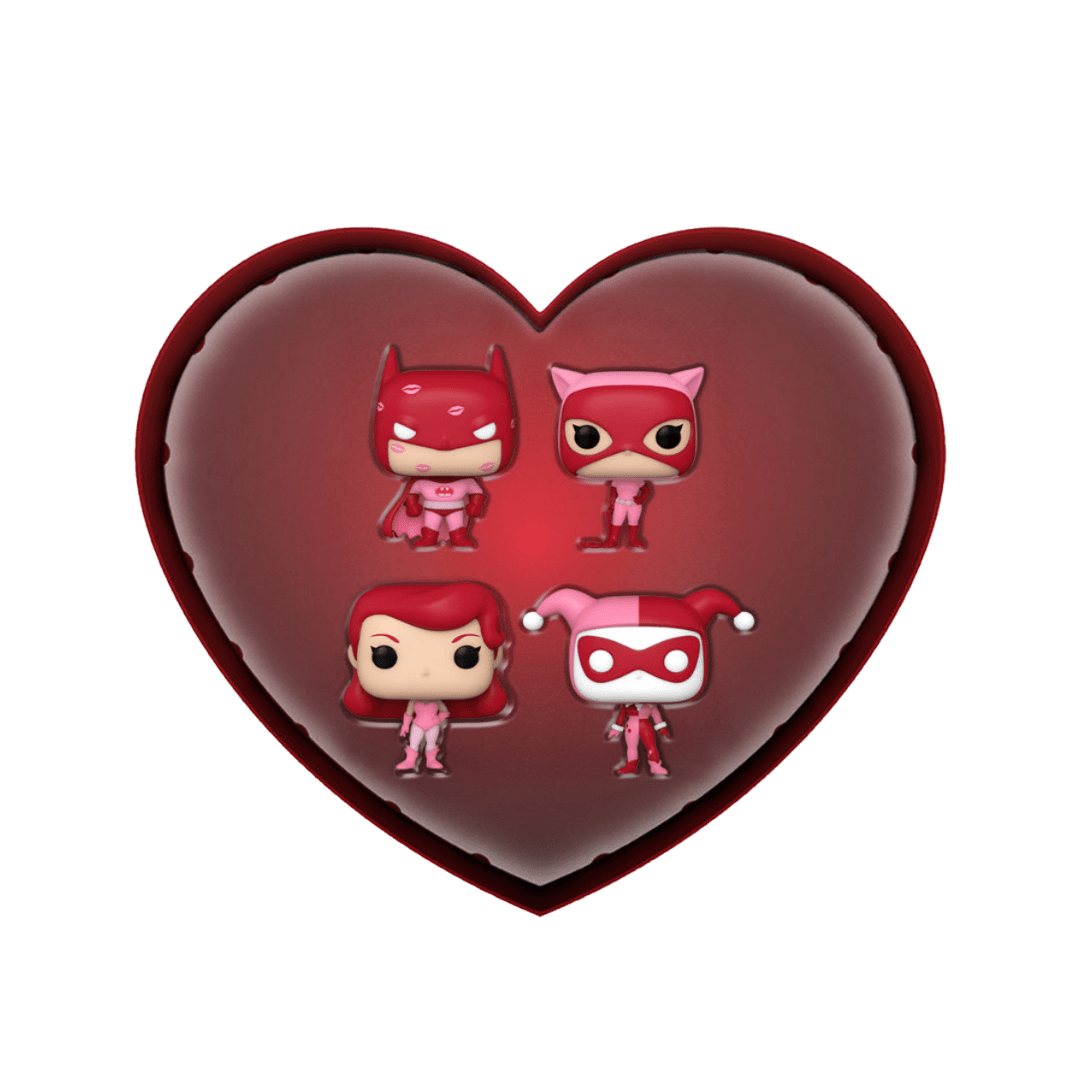 Funko Pocket POP: DC Valentine Box 4 Piece - LOW&BEHOLD
