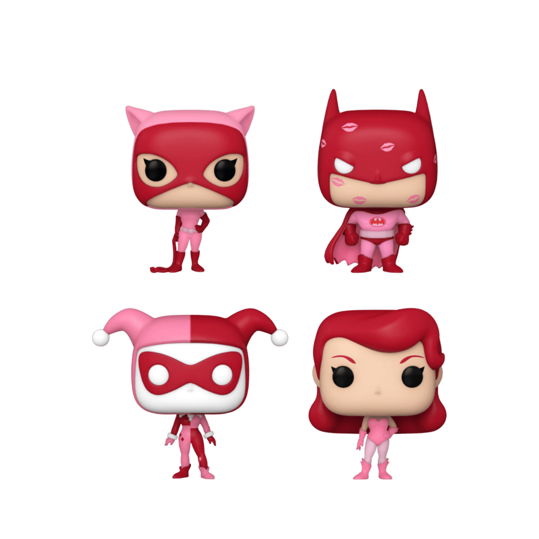 Funko Pocket POP: DC Valentine Box 4 Piece - LOW&BEHOLD