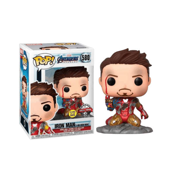 Funko Pop! Avengers Endgame: I Am Iron Man Glow-In-The-Dark #580 - LOW&BEHOLD