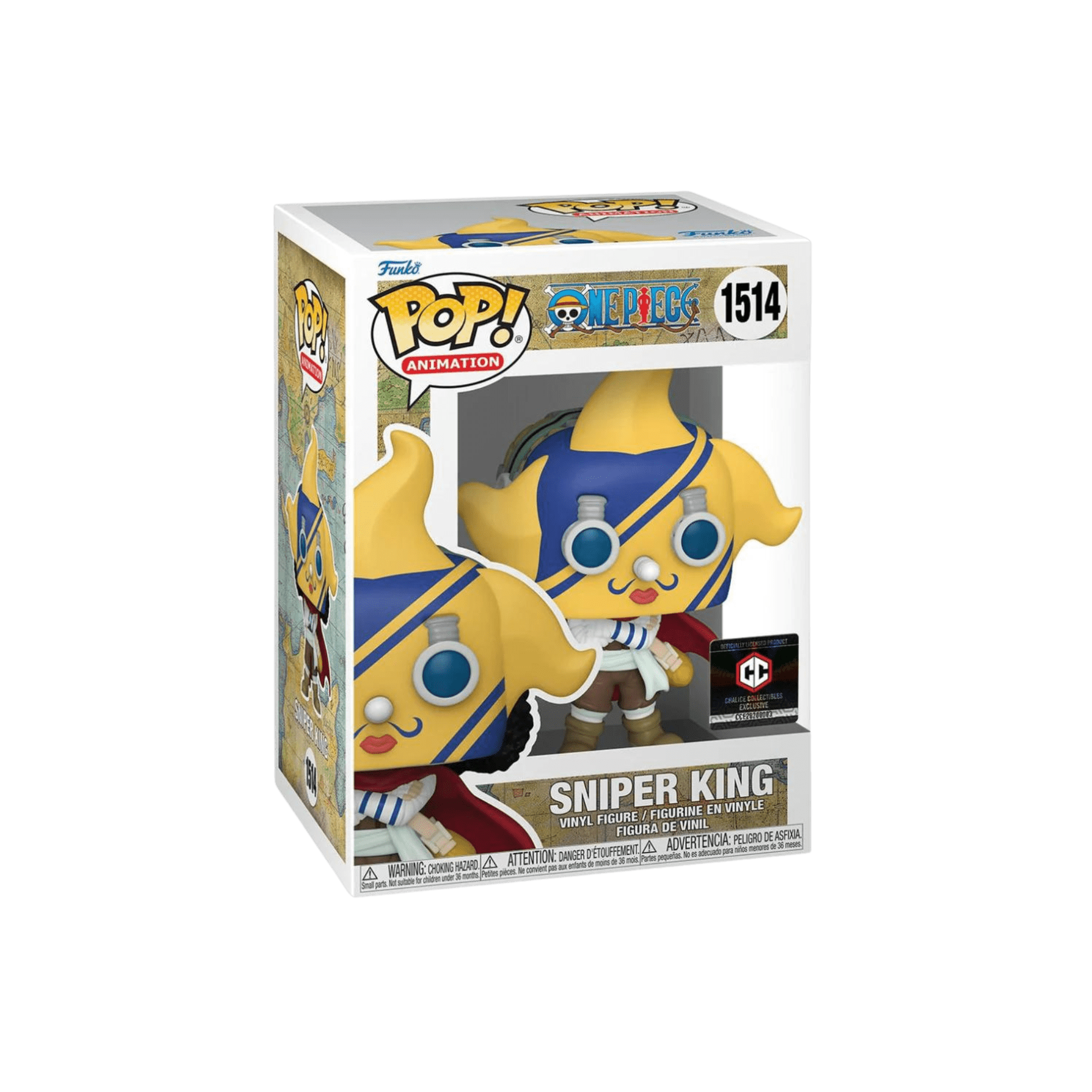 Funko Pop! Chalice Exclusive: One Piece: Sniper King #1514 Standard - LOW&BEHOLD