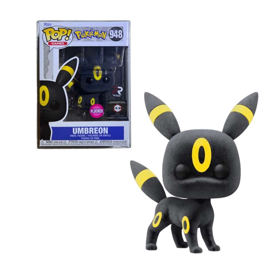 Funko Pop! Chalice Exclusive: Pokémon: Umbreon (Flocked) (Prerelease) #948 - LOW&BEHOLD