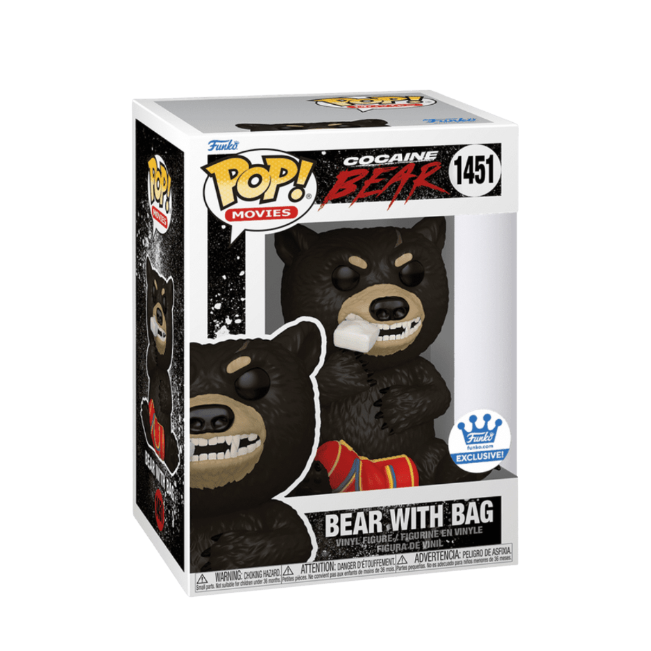 Funko Pop! Cocaine Bear, Bear With Bag #1451 - LOW&BEHOLD