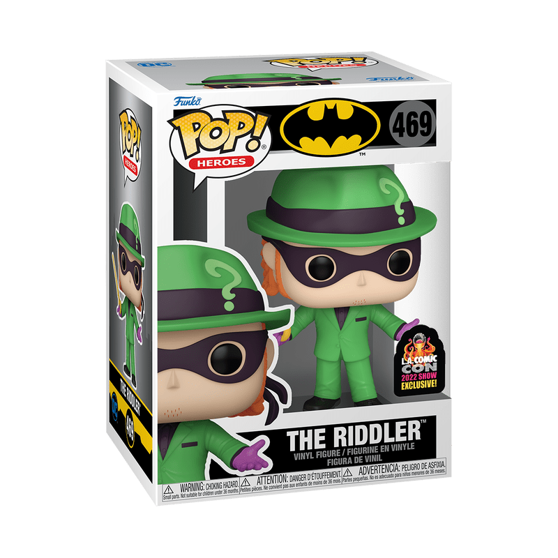 Funko Pop! DC COMICS Batman THE RIDDLER # 469 - LOW&BEHOLD