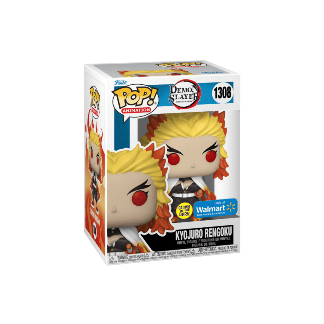 Funko POP! - Demon Slayer Kyojuro Rengoku (Glow In The Dark) Walmart Exclusive #1308 - LOW&BEHOLD