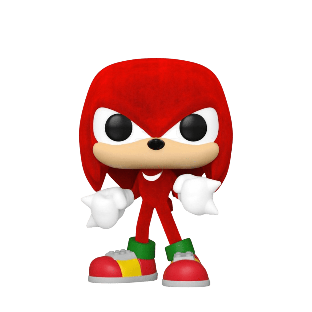 Funko POP! Games: Sonic The Knuckles Vinyl Figure (Flocked) #854 - LOW&BEHOLD