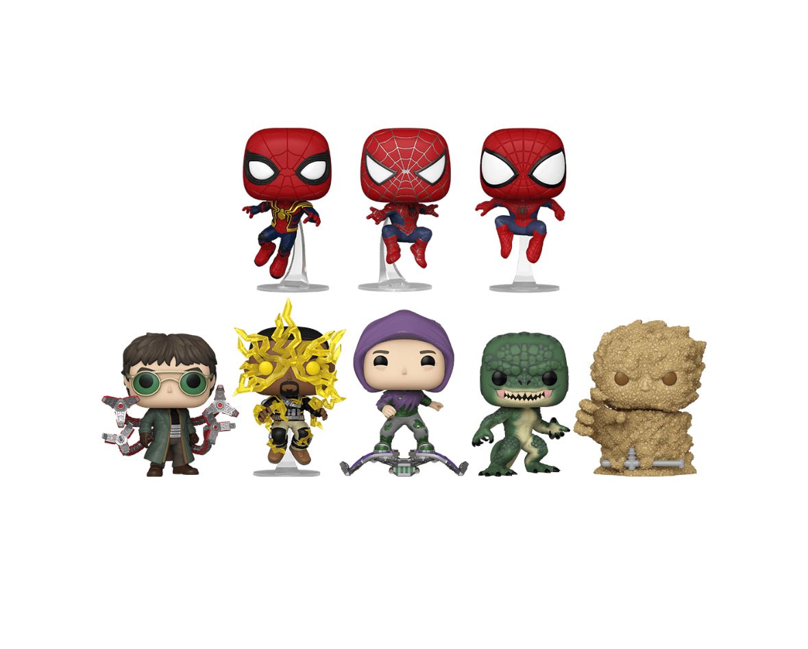 Funko Pop! Marvel: Spider-Man: No Way Home - 8-pack (Walmart Exclusive) - LOW&BEHOLD