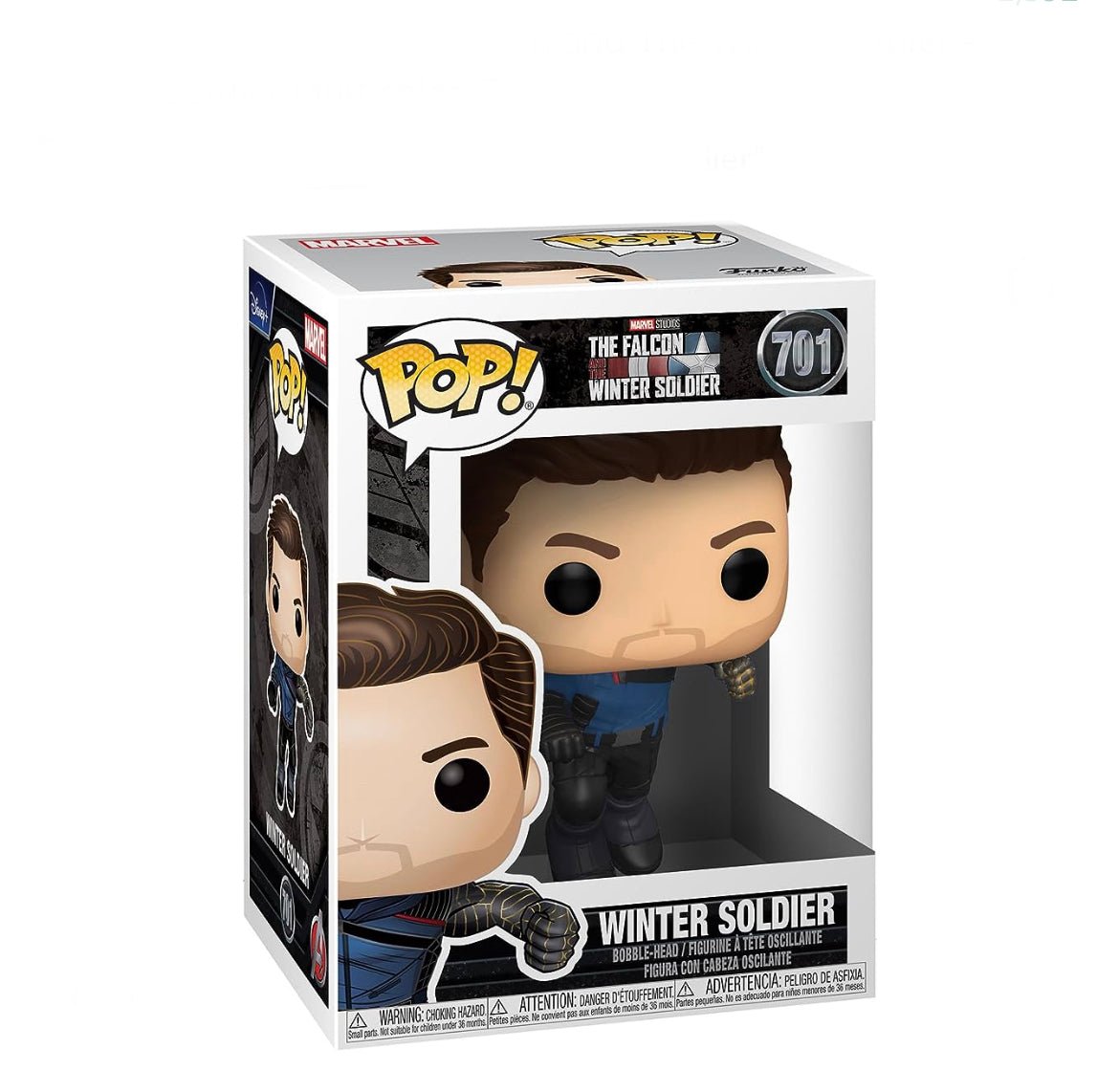 Funko Pop! Marvel, The Falcon and the Winter Soldier, Winter Soldier #701 - LOW&BEHOLD