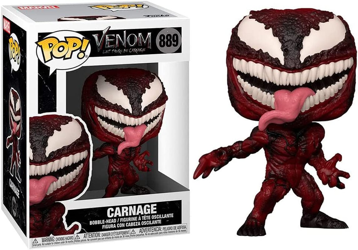 Funko Pop! Marvel: Venom 2 Let There Be Carnage - Carnage Multicolor ,3.75 Inches - LOW&BEHOLD