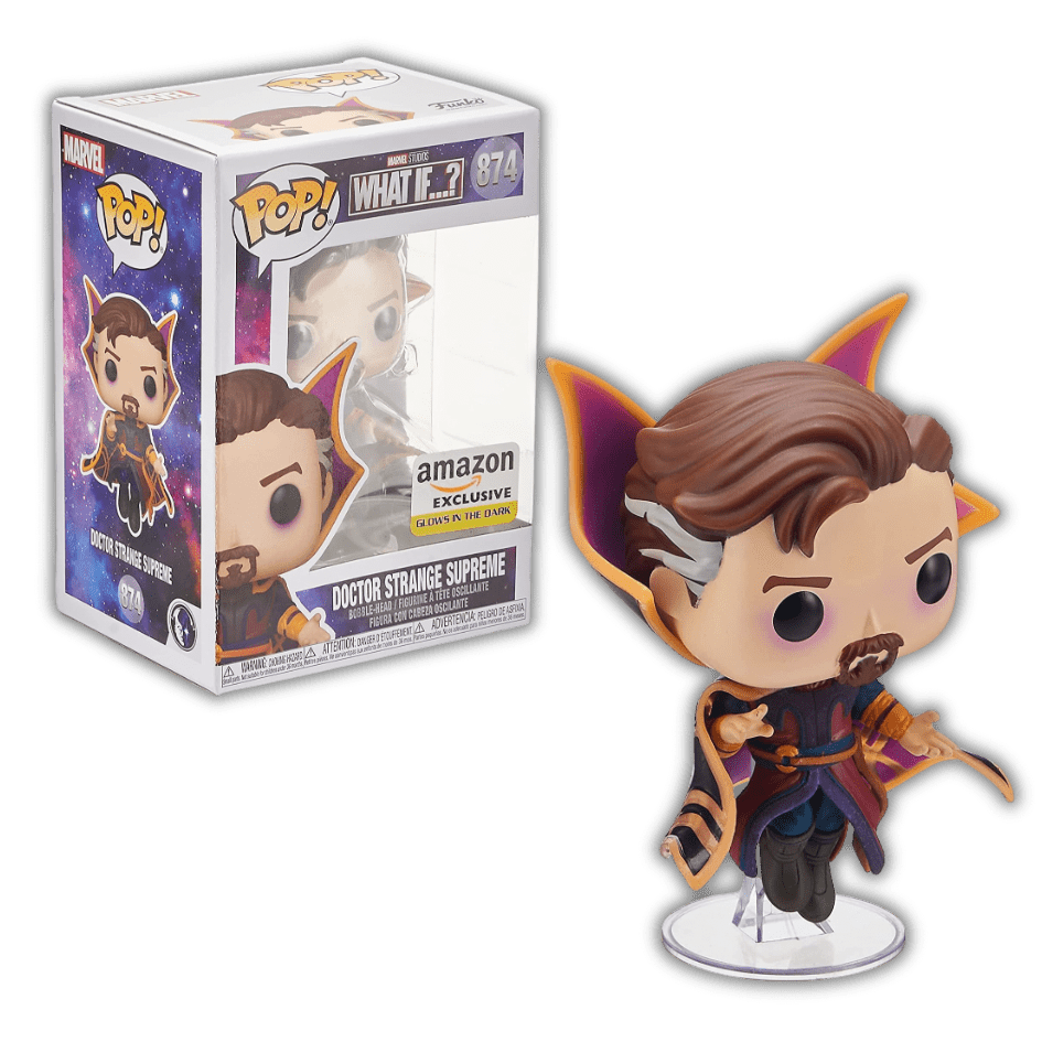 Funko POP! Marvel What If? Doctor Strange Supreme, Glow in the Dark #874 - LOW&BEHOLD