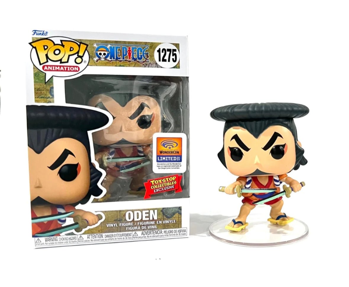 Funko Pop! One Piece Oden #1275 Toystop WonderCon Stickered - LOW&BEHOLD