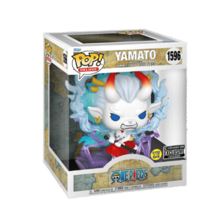 Funko Pop! One Piece Yamato Glow-in-the-Dark Deluxe Funko Pop! Vinyl Figure #1596 - Entertainment Earth Exclusive PreOrder - LOW&BEHOLD