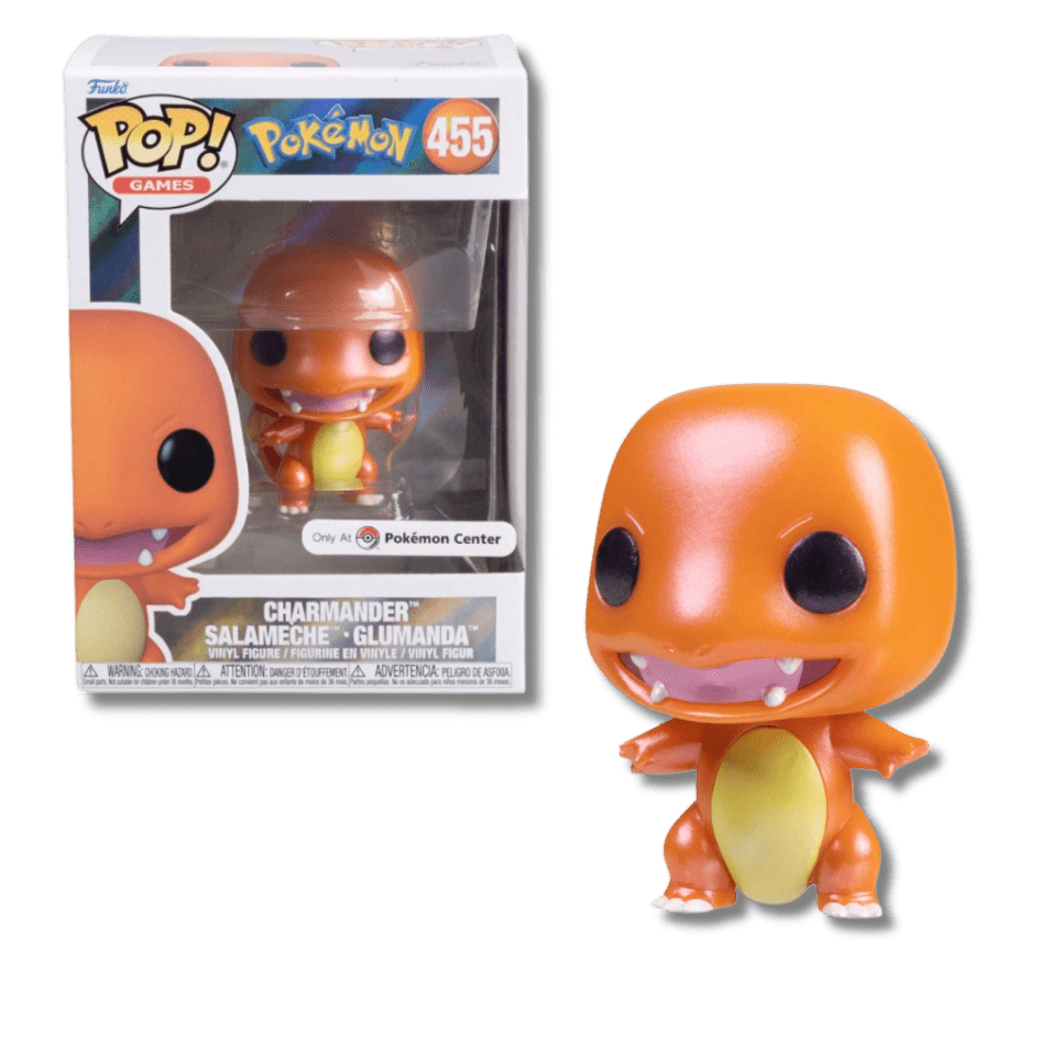 Funko Pop! Pokémon Charmander Pearlescent #455 Pokémon Center Exclusive - LOW&BEHOLD