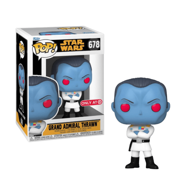 Funko POP! Star Wars Grand Admiral Thrawn Figure #678 - LOW&BEHOLD