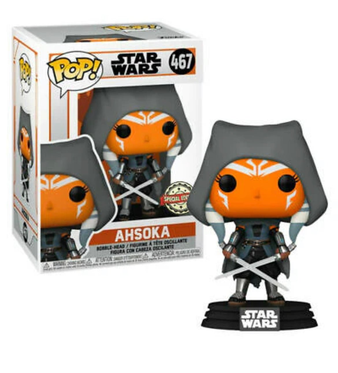 Funko Pop! Star Wars The Mandalorian Ahsoka #467 - LOW&BEHOLD