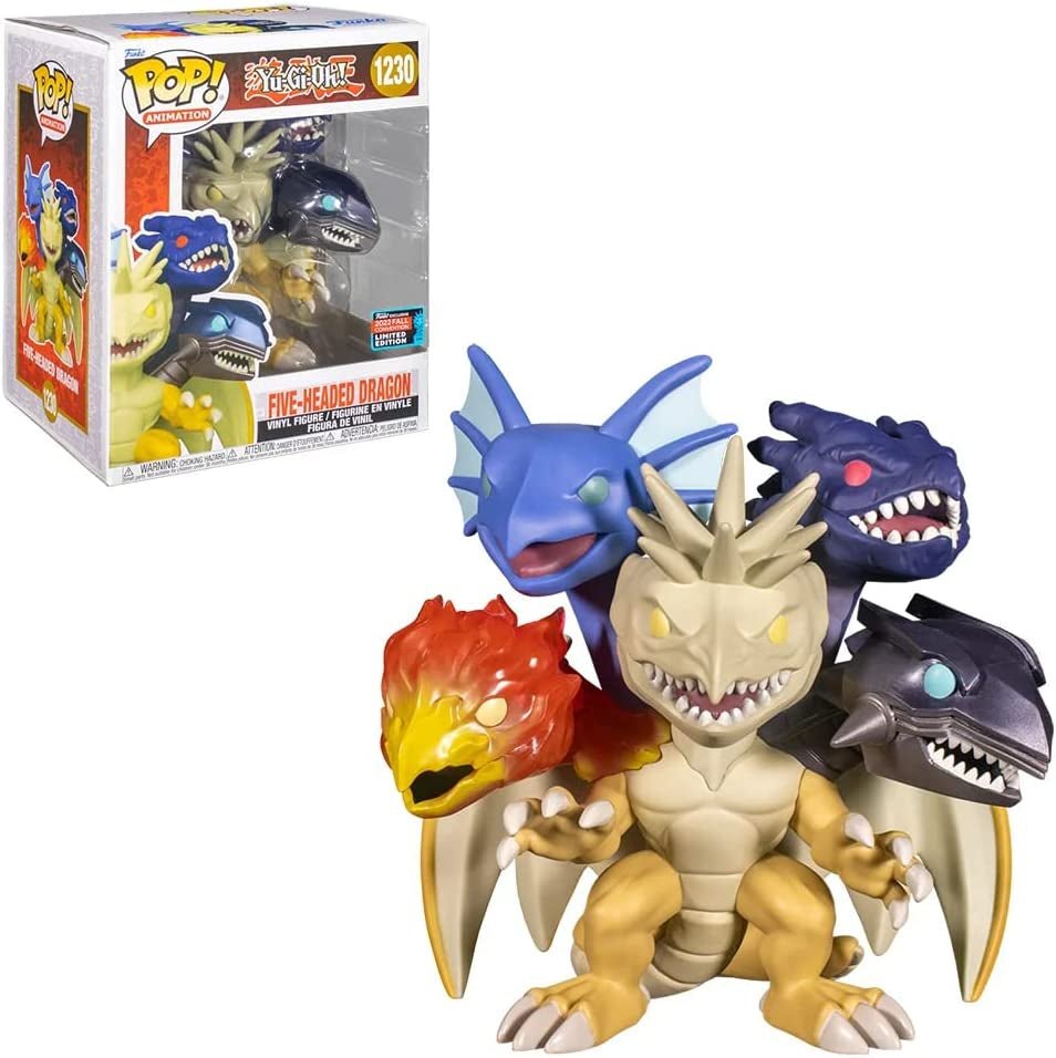 Funko POP! Super Animation: Yu-Gi-Oh! Five-Headed Dragon 6.41-in Vinyl Figure 2022 New York Comic Con Exclusive - LOW&BEHOLD