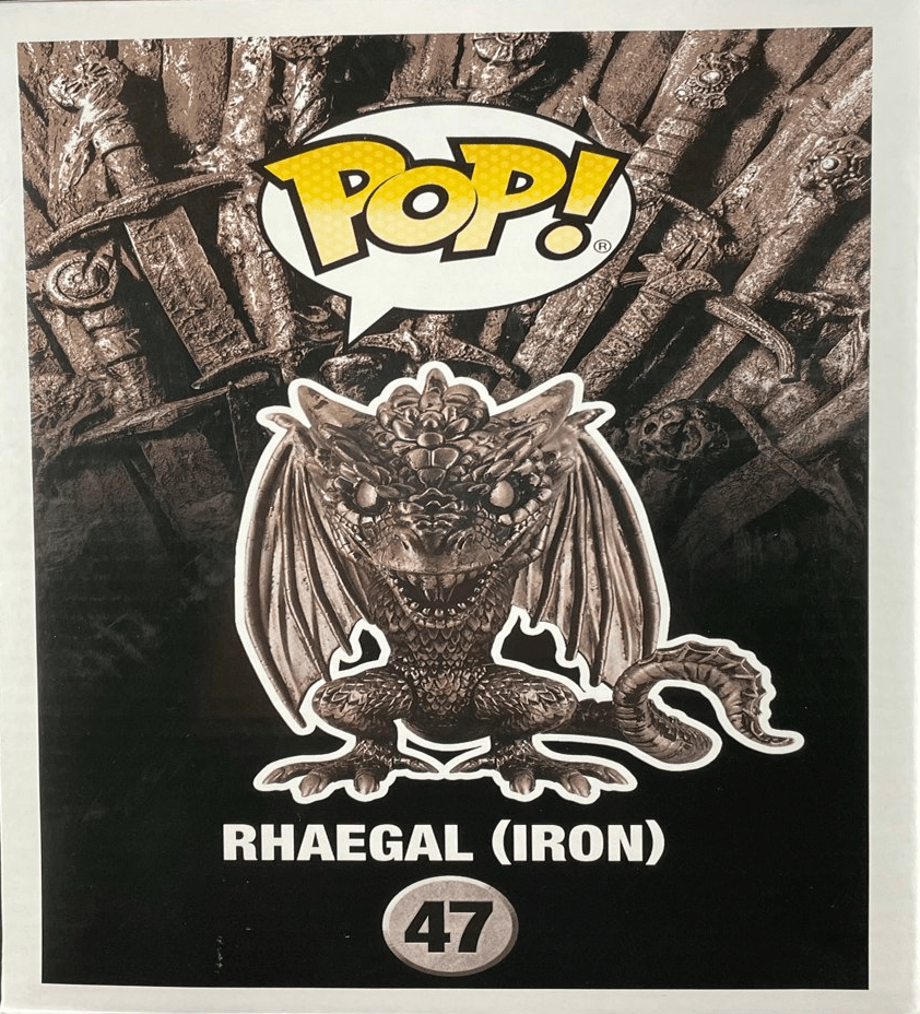 Funko POP! Super: Game of Thrones - Rhaegal (Iron) (Target Exclusive - LOW&BEHOLD