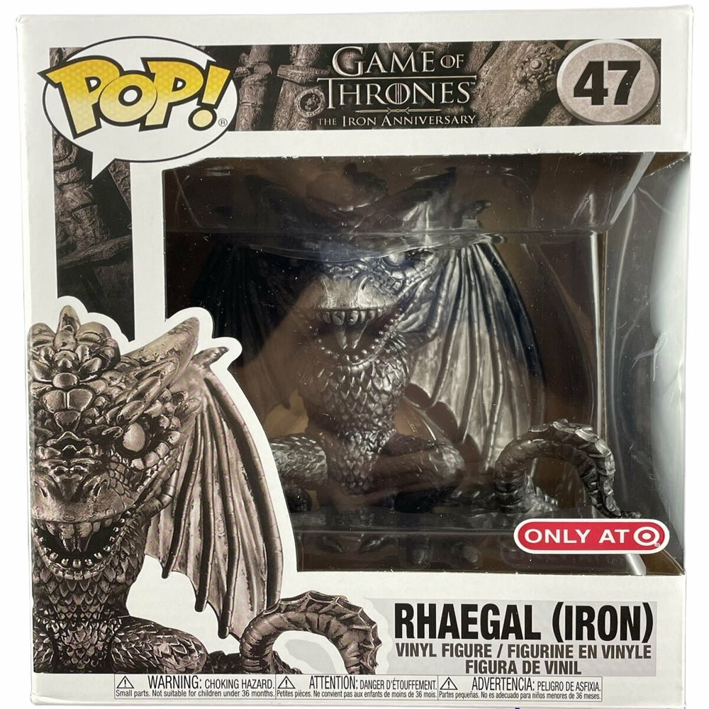 Funko POP! Super: Game of Thrones - Rhaegal (Iron) (Target Exclusive - LOW&BEHOLD