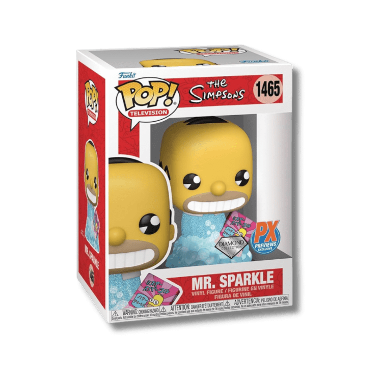 Funko Pop! TV: The Simpsons – Mr. Sparkle (Diamond Glitter) Previews Exclusive Vinyl Figure - LOW&BEHOLD