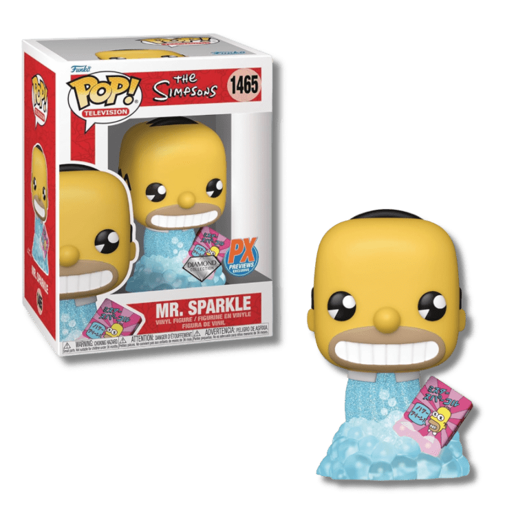 Funko Pop! TV: The Simpsons – Mr. Sparkle (Diamond Glitter) Previews Exclusive Vinyl Figure - LOW&BEHOLD