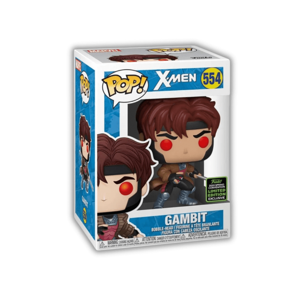 Funko POP! X-Men - GAMBIT - ECCC 2020 -Vinyl #554 - LOW&BEHOLD