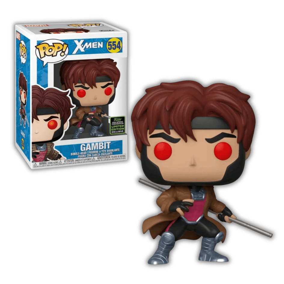 Funko POP! X-Men - GAMBIT - ECCC 2020 -Vinyl #554 - LOW&BEHOLD