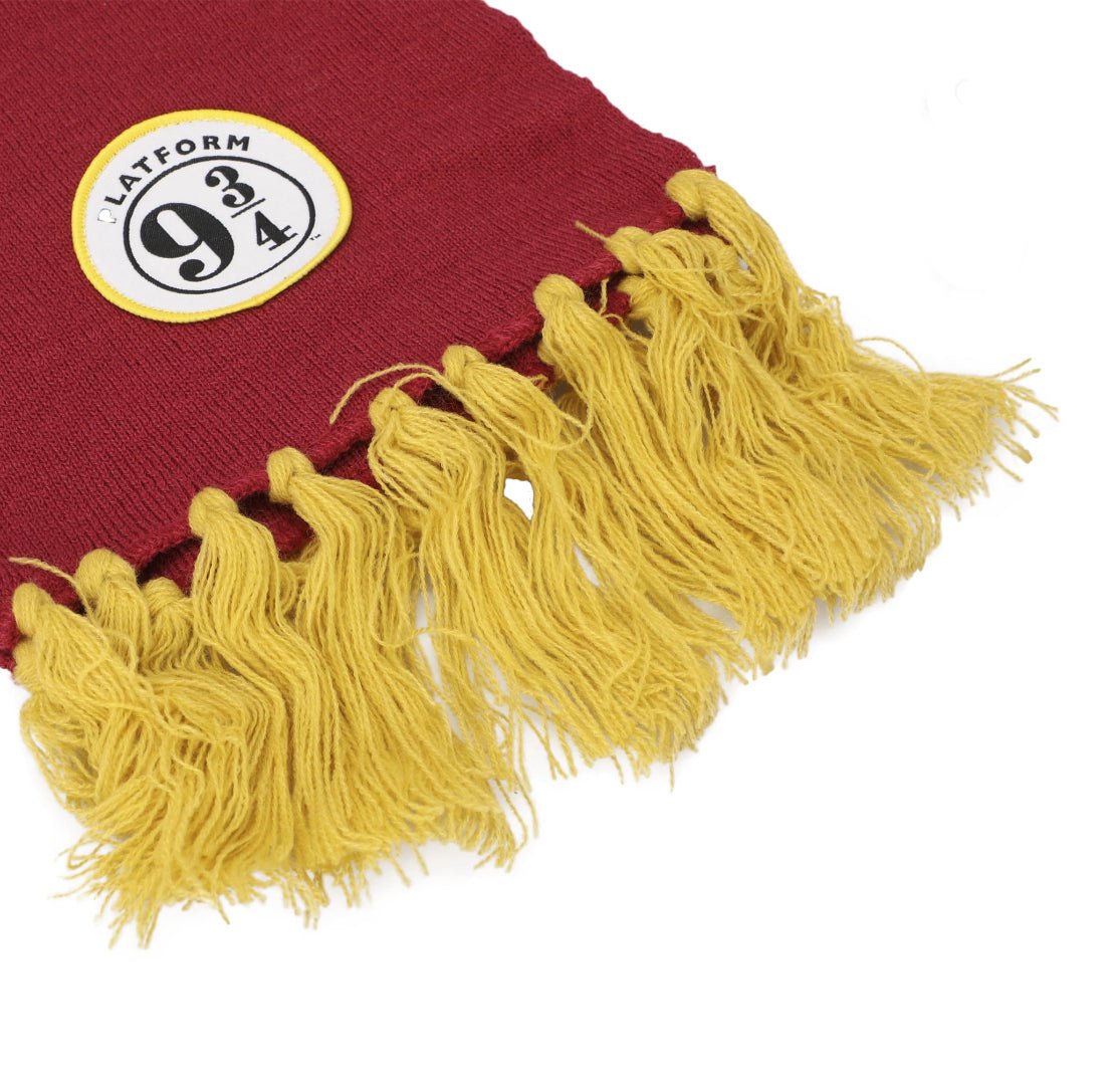 Harry Potter Platform 9 3/4 Plush Knit Scarf - LOW&BEHOLD