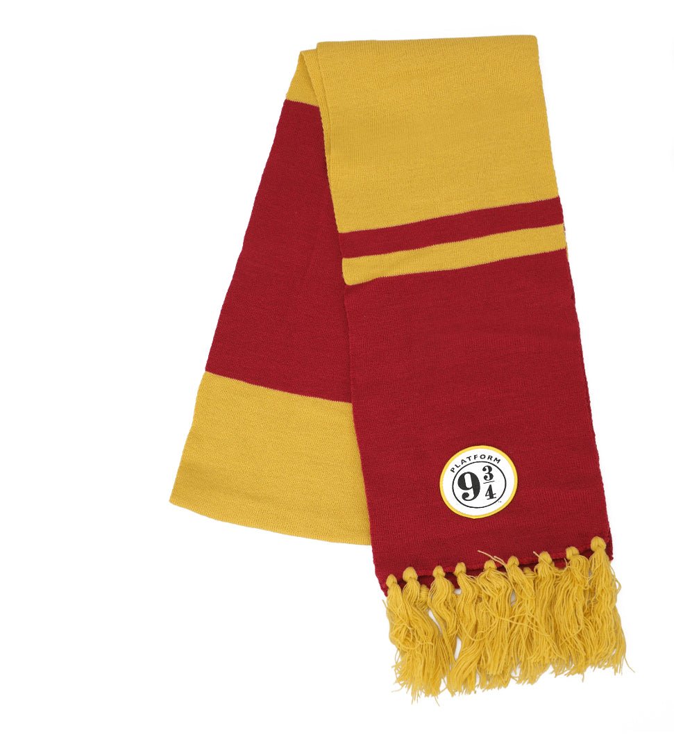 Harry Potter Platform 9 3/4 Plush Knit Scarf - LOW&BEHOLD