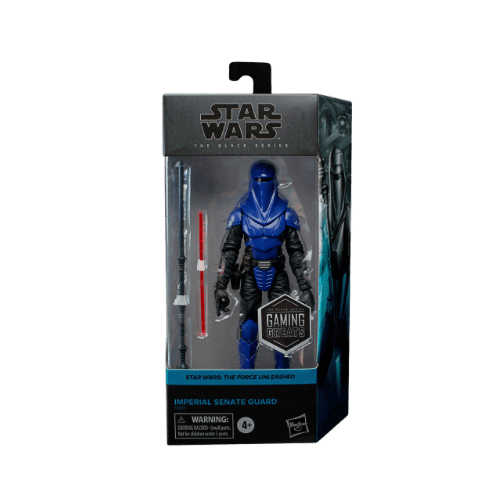 Hasbro Gaming Greats Star Wars: The Black Series The Force Unleased Imperial Senate Guard 6-in Action Figure GameStop Exclusive - LOW&BEHOLD