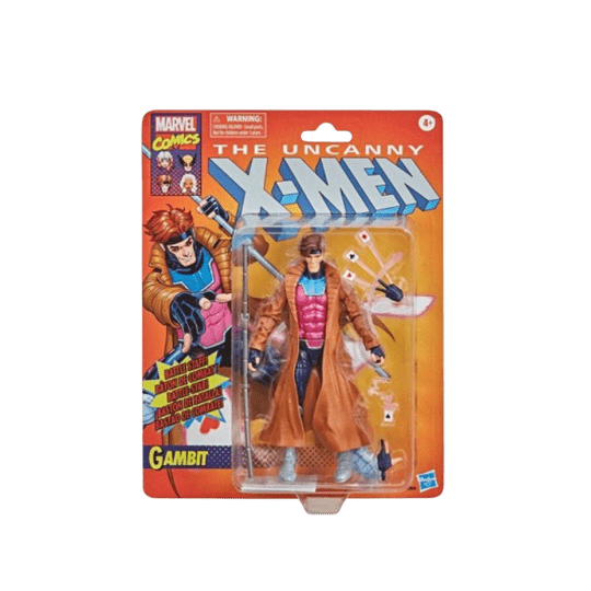 Hasbro Marvel Legends 6" Retro Collection X-Men Gambit Figure (Target Exclusive) - LOW&BEHOLD