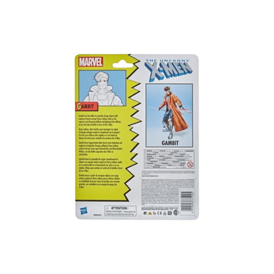 Hasbro Marvel Legends 6" Retro Collection X-Men Gambit Figure (Target Exclusive) - LOW&BEHOLD