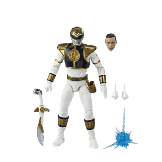 Hasbro Mighty Morphin Power Rangers Lightning Collection JDF |Tommy| WHITE RANGER 6" Action Figure - LOW&BEHOLD
