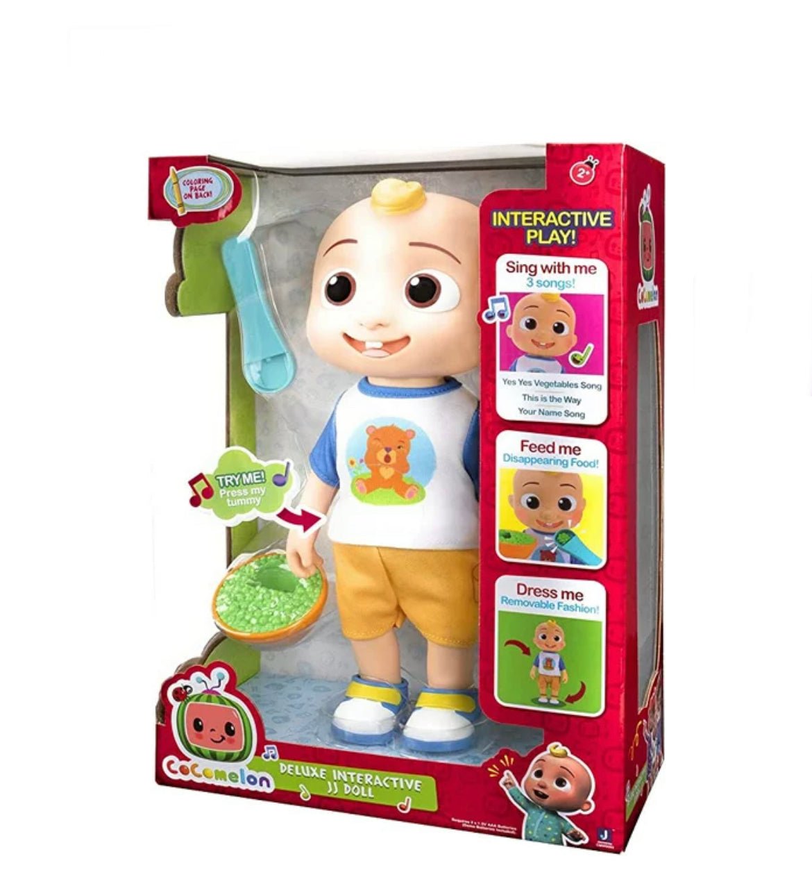 Jazwares Cocomelon Deluxe Interactive JJ Doll - LOW&BEHOLD