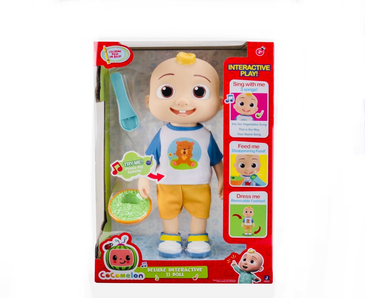 Jazwares Cocomelon Deluxe Interactive JJ Doll - LOW&BEHOLD