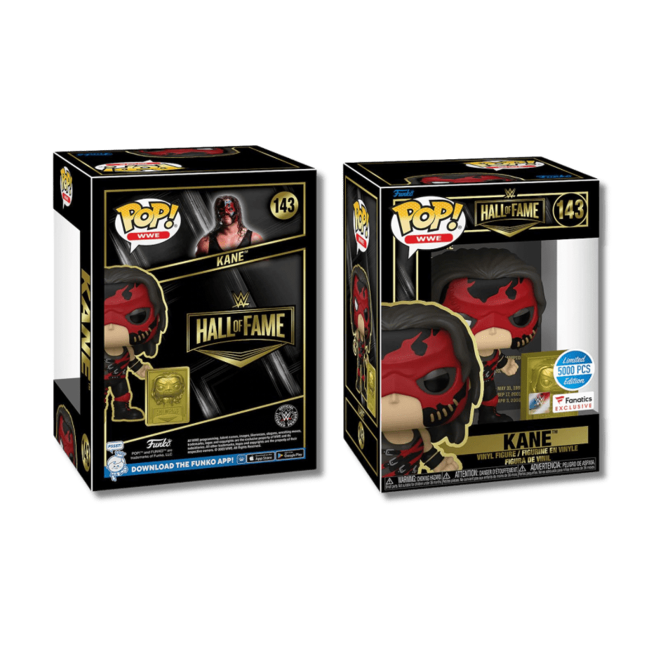 Kane Funko Pop! WWE Hall Fame #143 Fanatics Exclusive - LOW&BEHOLD