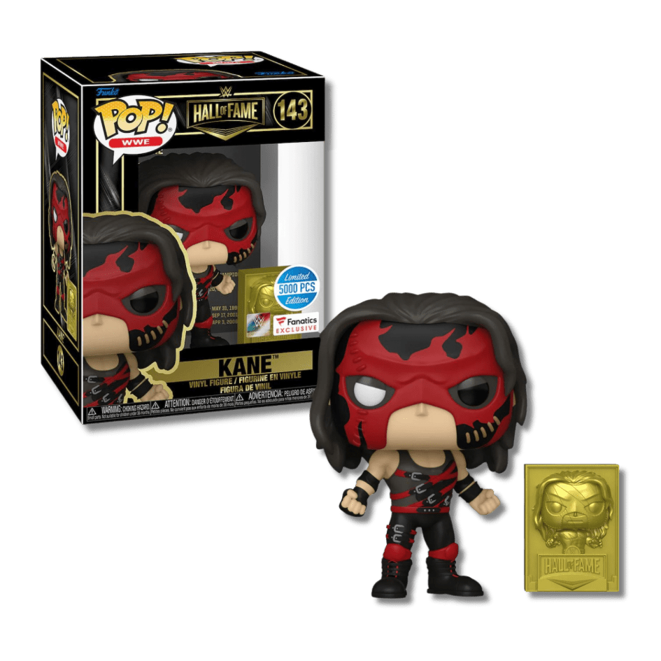 Kane Funko Pop! WWE Hall Fame #143 Fanatics Exclusive - LOW&BEHOLD