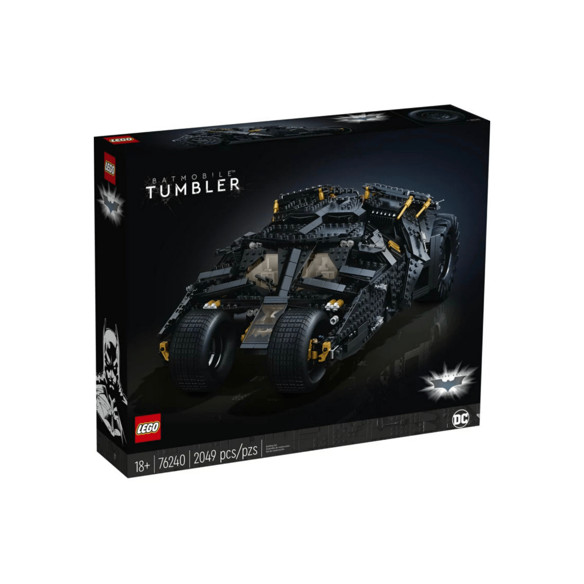 LEGO DC THE Batman Batmobile Tumbler 76240 Building Kit (2,049 Pieces) - LOW&BEHOLD